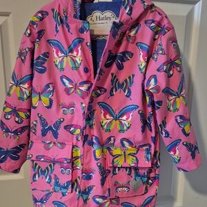 Hatley Multicolor Butterfly Print Raincoat